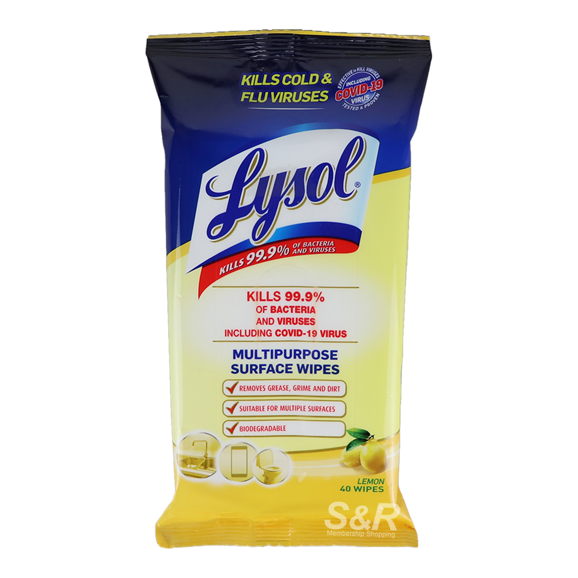 Lysol Multipurpose Surface Wipes 40pcs Lysol Multipurpose Surface Wipes 40pcs